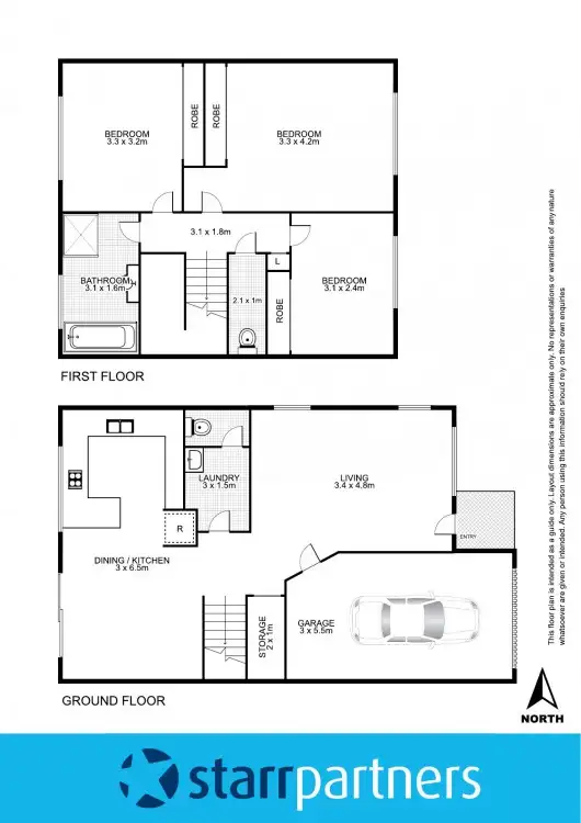 Floorplan of Homely townhouse listing, 14/15-25 Atchison Street, St Marys NSW 2760