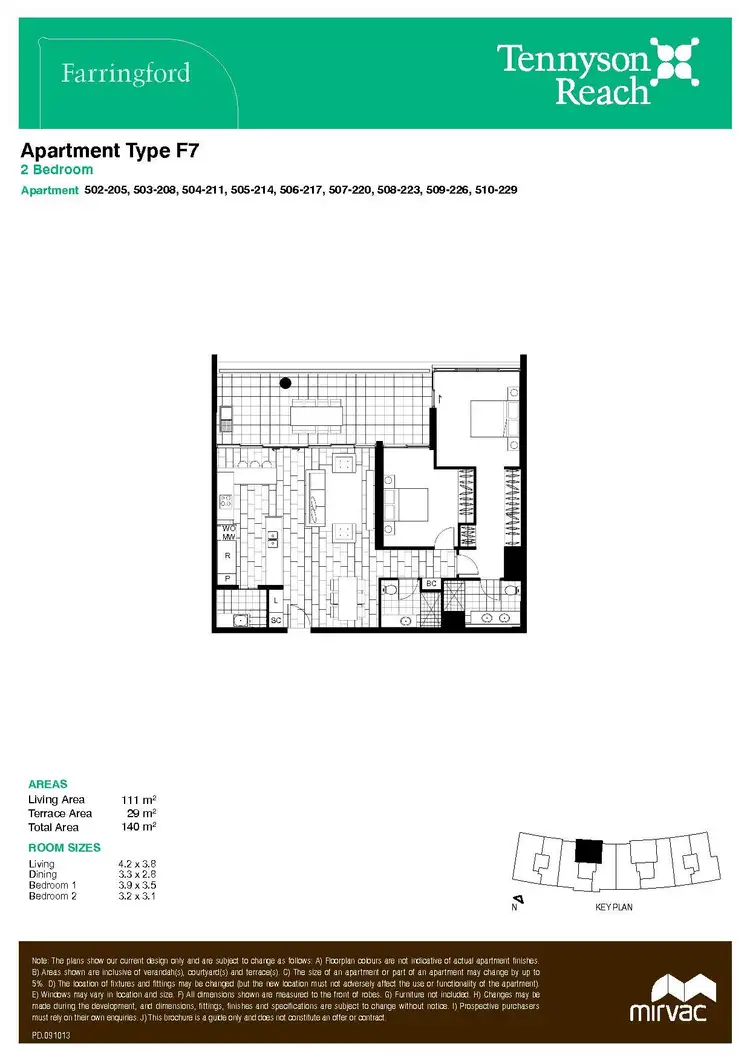 Floorplan of Homely apartment listing, 5214/197 King Arthur Terrace, Tennyson QLD 4105