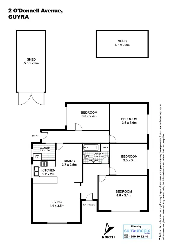 Floorplan of Homely house listing, Address available on request