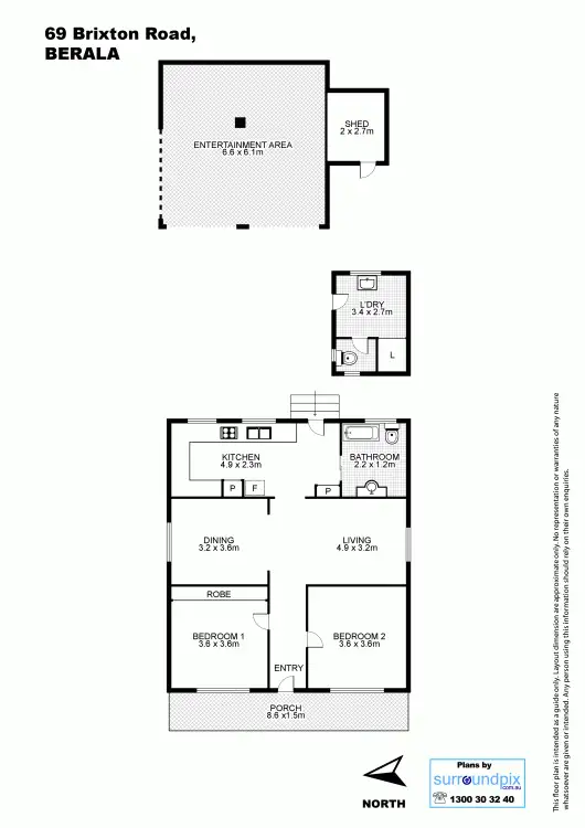 Floorplan of Homely house listing, 69 Brixton Rd, Berala NSW 2141