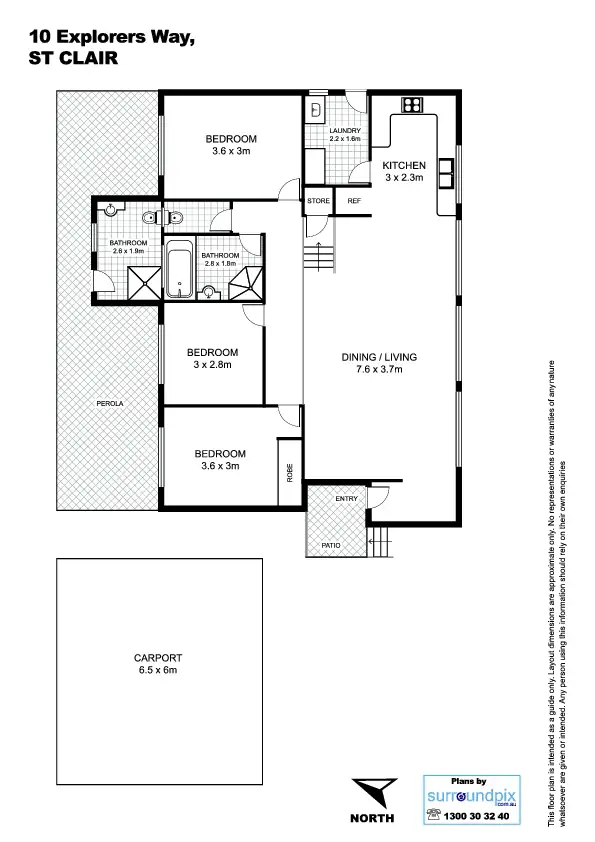 Floorplan of Homely house listing, 10 Explorers Way, St Clair NSW 2759