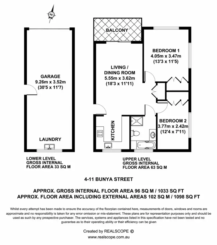 Floorplan of Homely apartment listing, 4/11 Bunya Street, Greenslopes QLD 4120