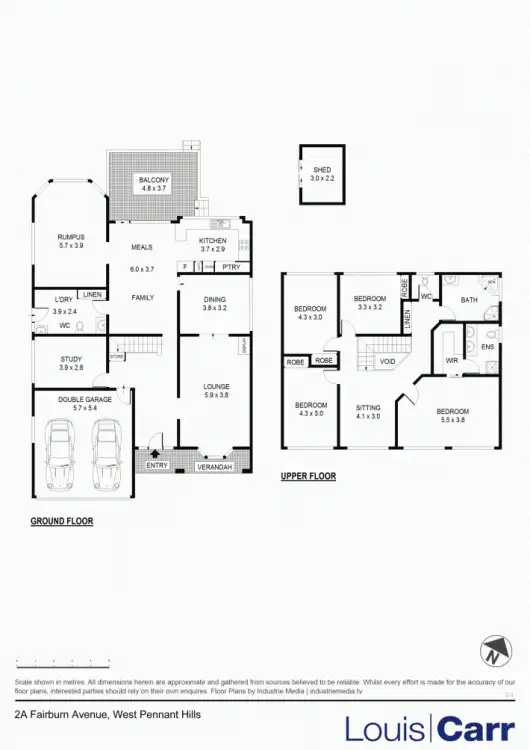 Floorplan of Homely house listing, 2a Fairburn Avenue, West Pennant Hills NSW 2125