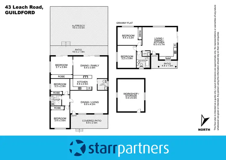 Floorplan of Homely house listing, 43 Leach Road, Guildford NSW 2161
