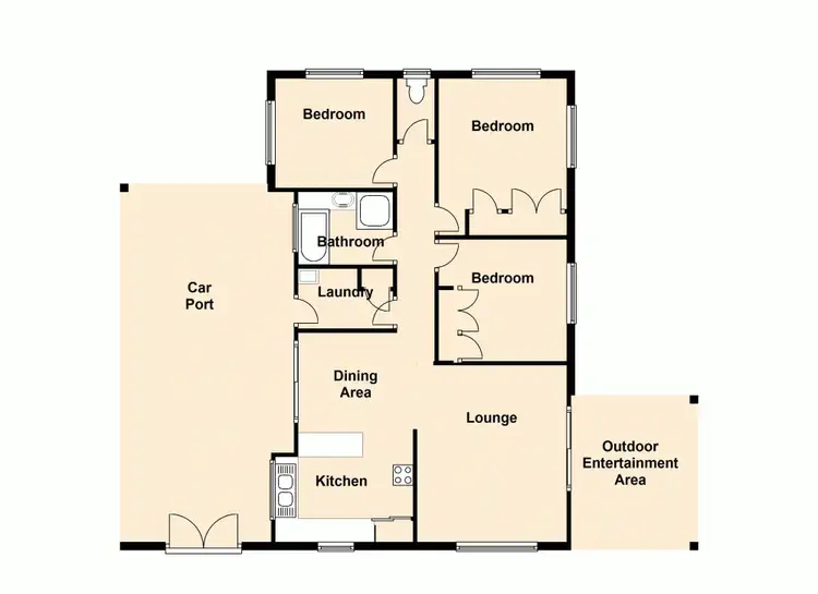 Floorplan of Homely house listing, 26 Arnica Crescent, Bald Hills QLD 4036