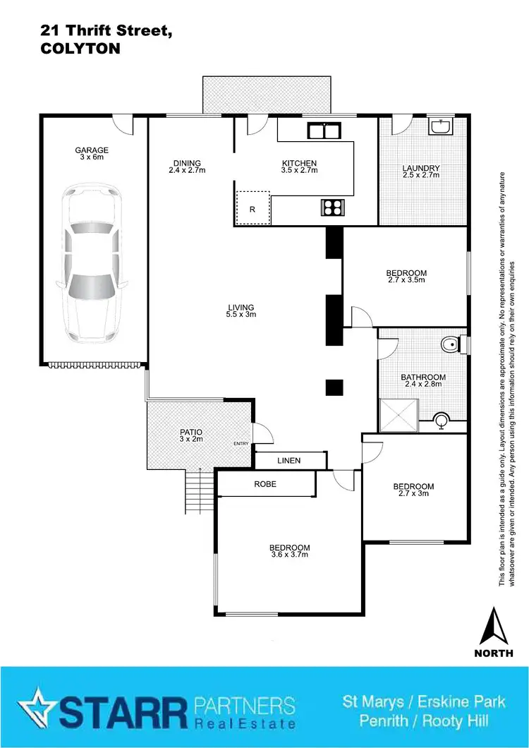Floorplan of Homely house listing, 21 Thrift Street, Colyton NSW 2760