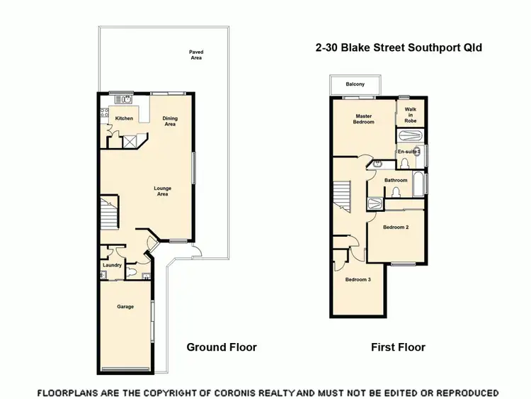 Floorplan of Homely townhouse listing, 2/30 Blake Street, Southport QLD 4215