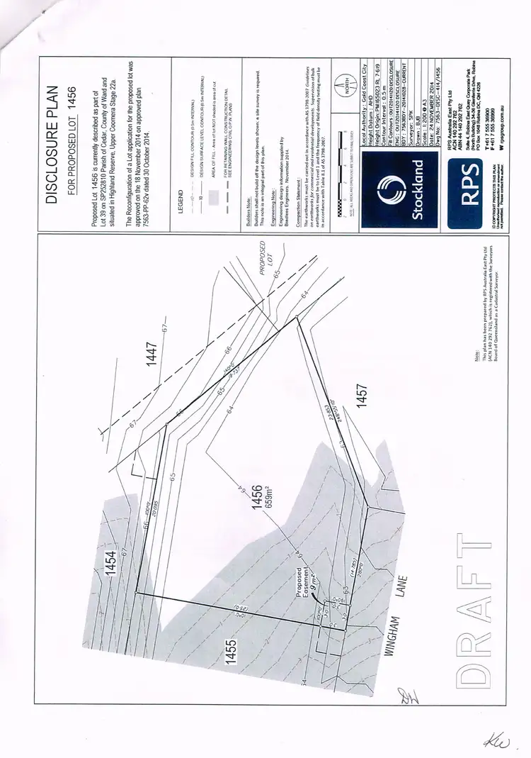 Floorplan of Homely land listing, 4 Wingham Lane, Upper Coomera QLD 4209
