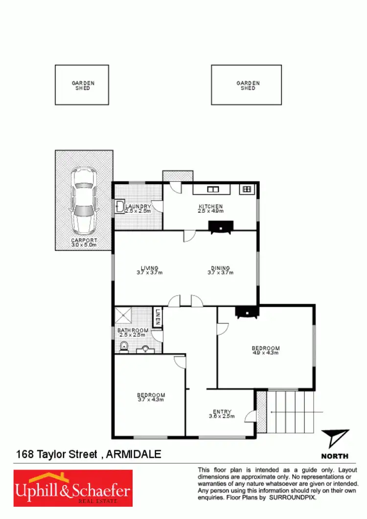 Floorplan of Homely house listing, 168 Taylor Street, Armidale NSW 2350