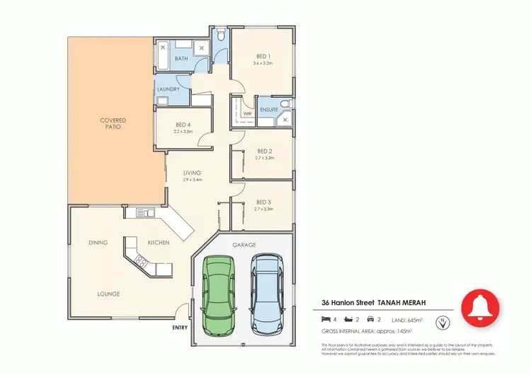 Floorplan of Homely house listing, 36 Hanlon Street, Tanah Merah QLD 4128