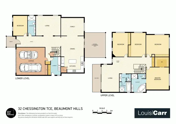 Floorplan of Homely house listing, 32 Chessington Tce, Beaumont Hills NSW 2155