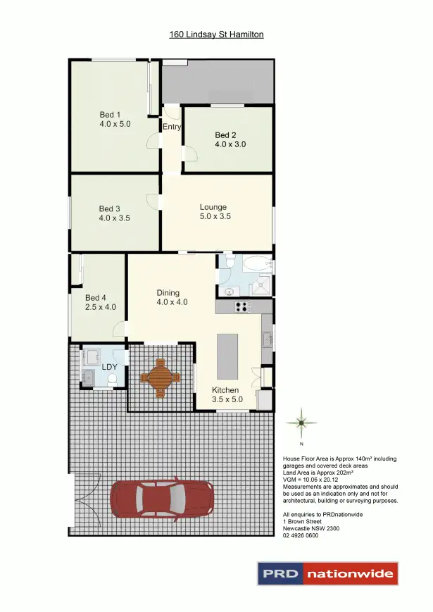 Floorplan of Homely house listing, 160 Lindsay Street, Hamilton NSW 2303