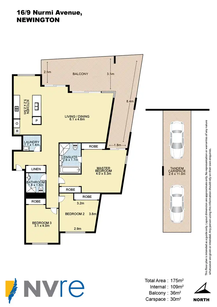 Floorplan of Homely unit listing, 16/9 Nurmi Avenue, Newington NSW 2127