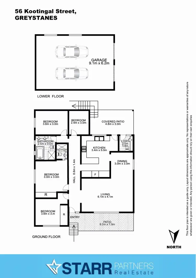 Floorplan of Homely house listing, 56 Kootingal Street, Greystanes NSW 2145
