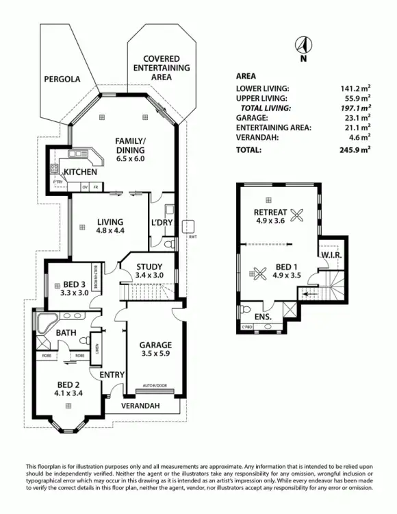 Floorplan of Homely house listing, 19 Samuel Place, Felixstow SA 5070