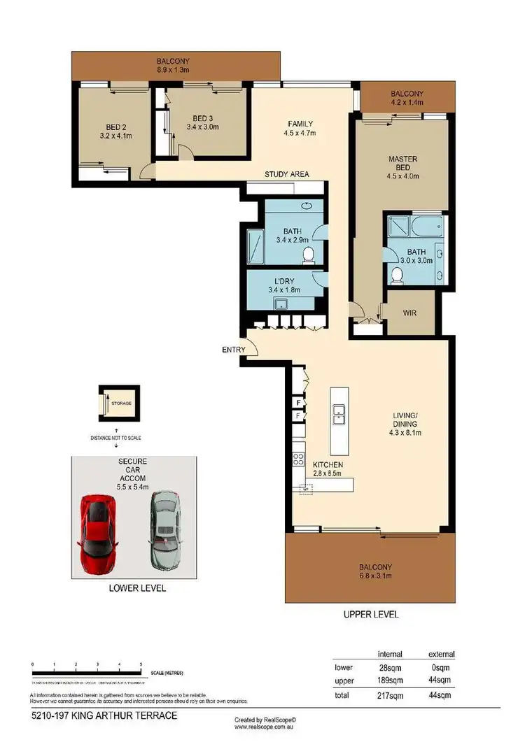 Floorplan of Homely apartment listing, 5210/197 King Arthur Terrace, Tennyson QLD 4105