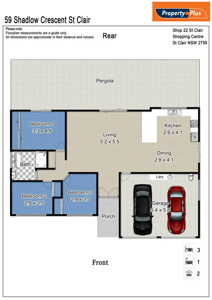 Floorplan of Homely house listing, 59 Shadlow Crescent, St Clair NSW 2759