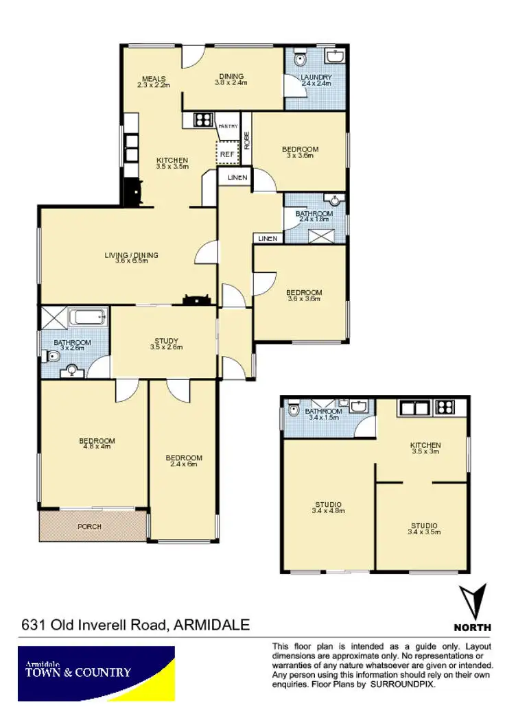 Floorplan of Homely house listing, 631 Old Inverell Road, Armidale NSW 2350