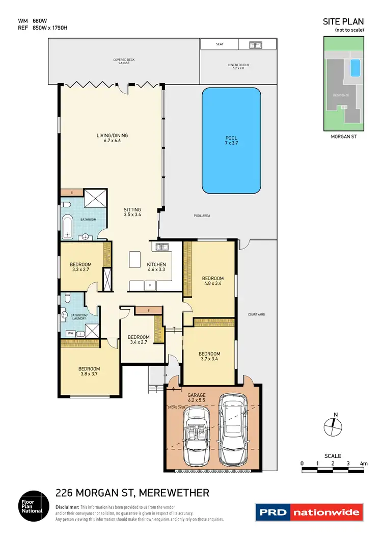 Floorplan of Homely house listing, 226 Morgan Street, Merewether NSW 2291
