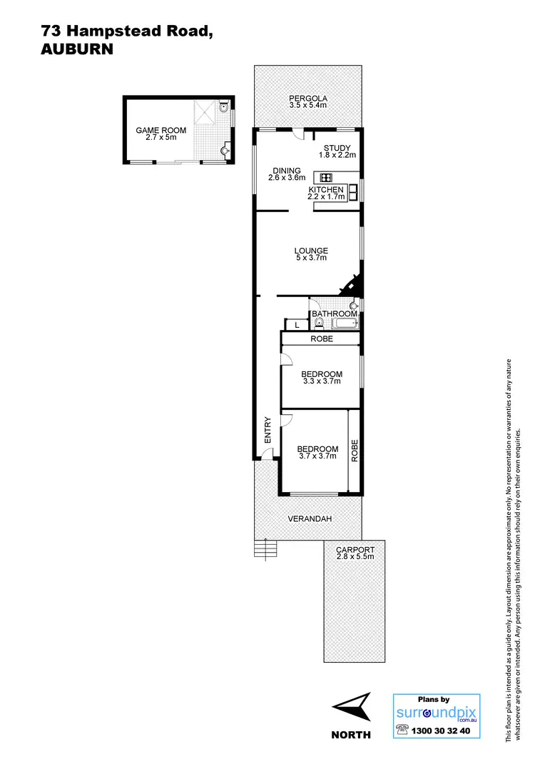Floorplan of Homely house listing, 73 Hampstead Road, Auburn NSW 2144
