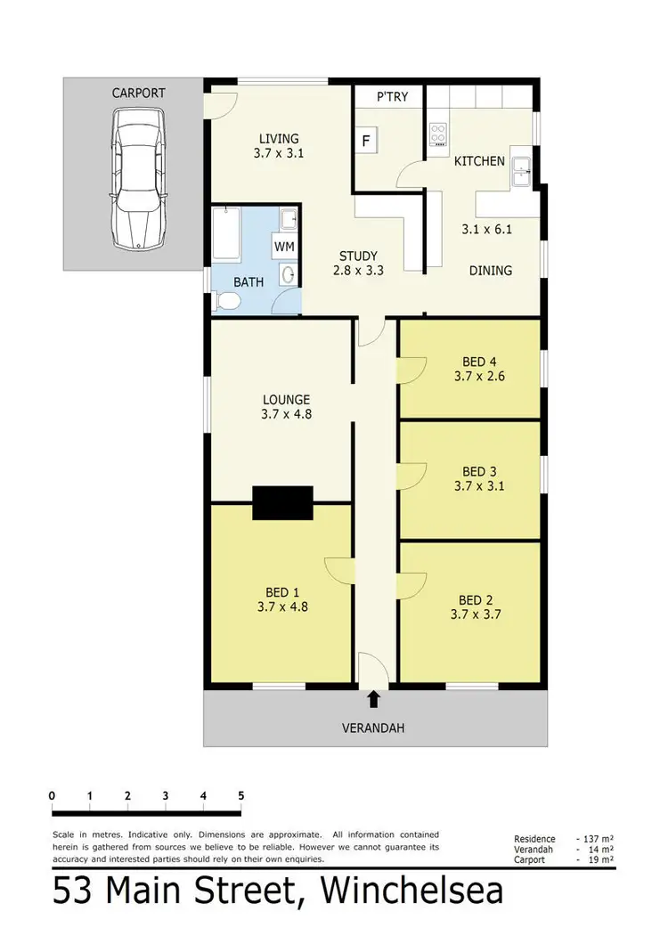 Floorplan of Homely house listing, 53 Main Street, Winchelsea VIC 3241