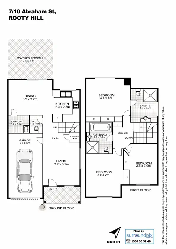 Floorplan of Homely townhouse listing, 7/10 Abraham Street, Rooty Hill NSW 2766