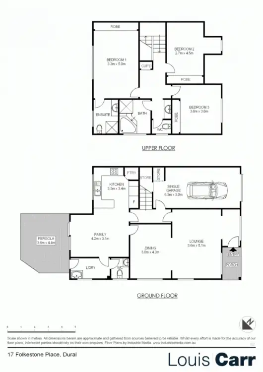 Floorplan of Homely house listing, 1/17 Folkestone Place, Dural NSW 2158