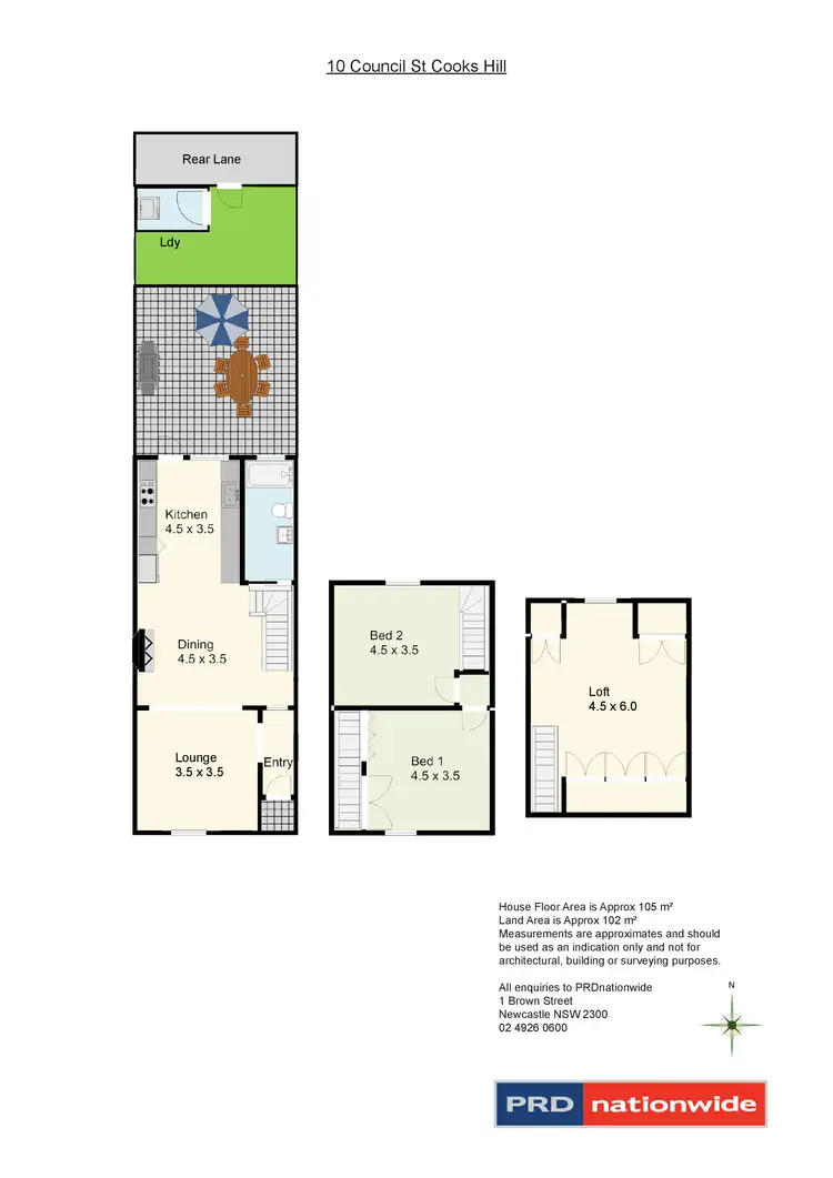 Floorplan of Homely house listing, 10 Council Street, Cooks Hill NSW 2300