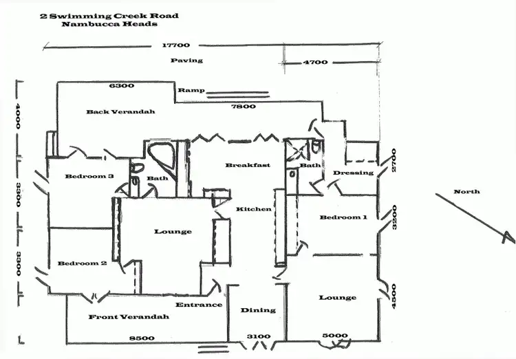 Floorplan of Homely house listing, 2 Swimming Creek Road, Nambucca Heads NSW 2448