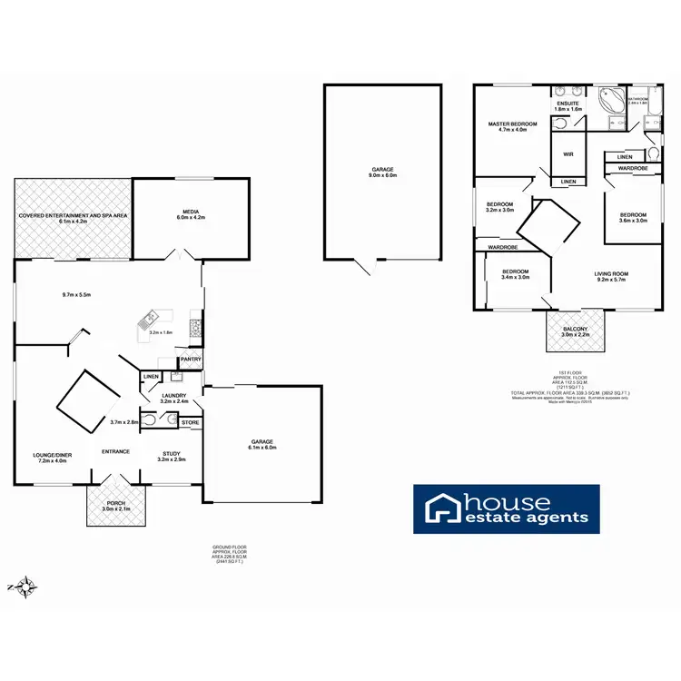 Floorplan of Homely house listing, 14 Banksdale Drive, Middle Ridge QLD 4350