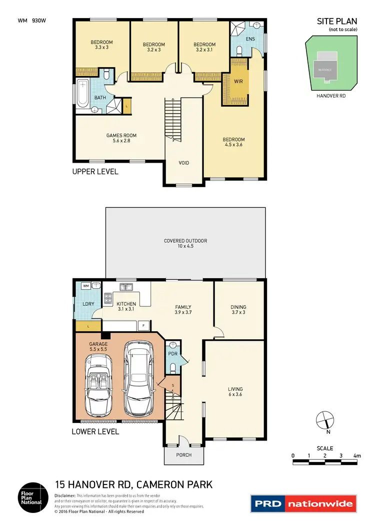Floorplan of Homely house listing, 15 Hanover Road, Cameron Park NSW 2285