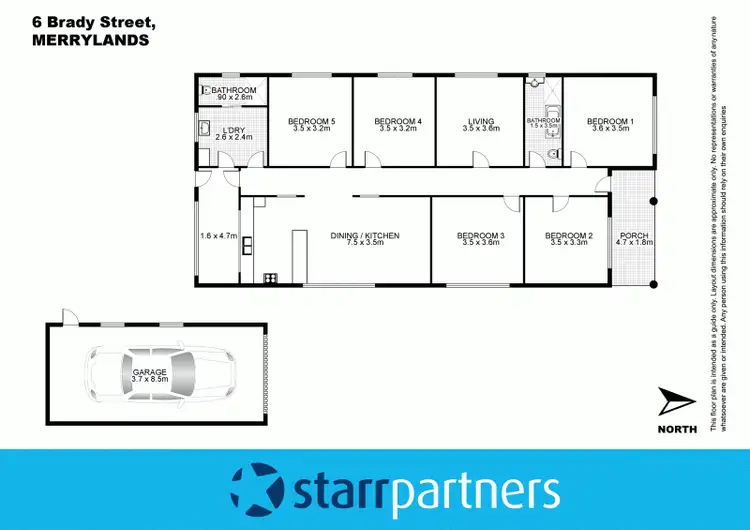 Floorplan of Homely house listing, 6 Brady Street, Merrylands NSW 2160