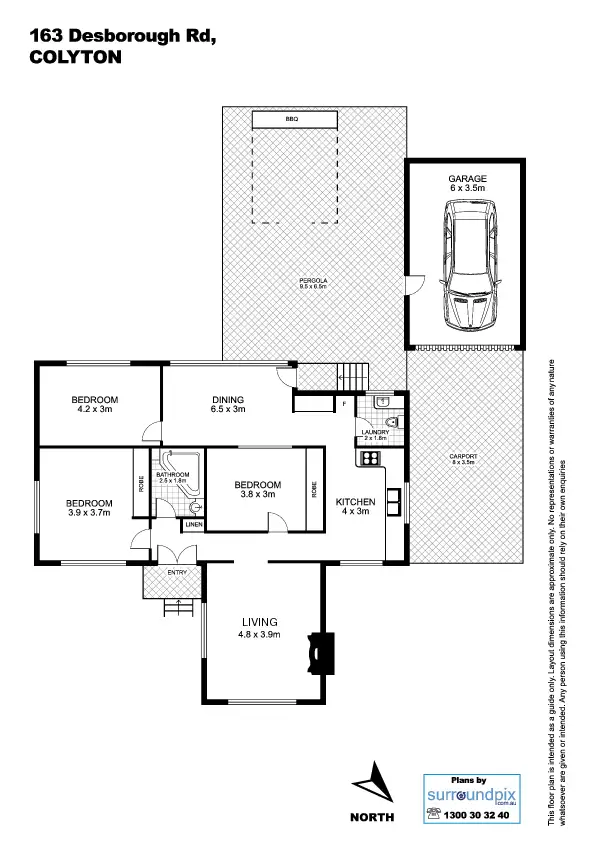 Floorplan of Homely house listing, 163 Desborough Road, Colyton NSW 2760