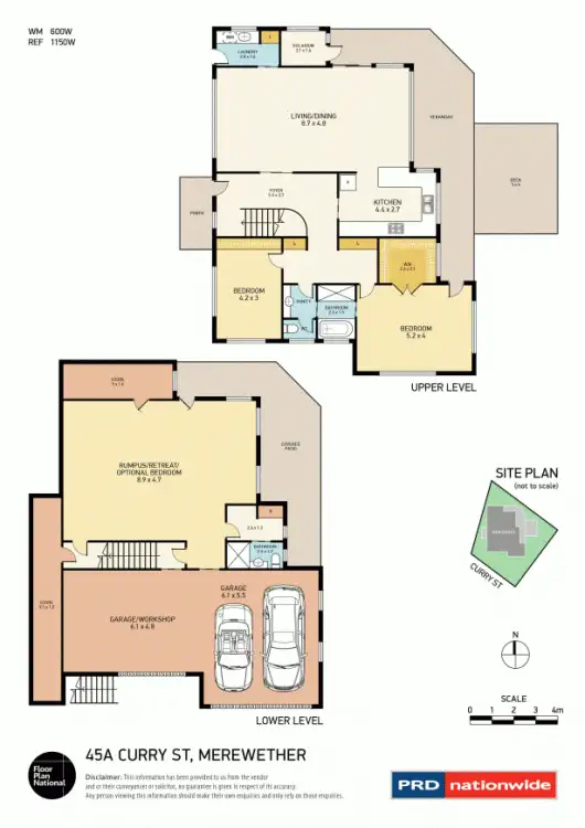 Floorplan of Homely house listing, 45a Curry Street, Merewether NSW 2291