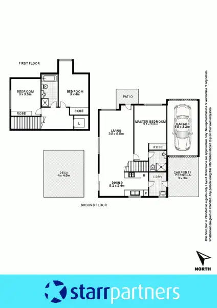 Floorplan of Homely townhouse listing, 4/57-59 Barry Street, Cambridge Park NSW 2747