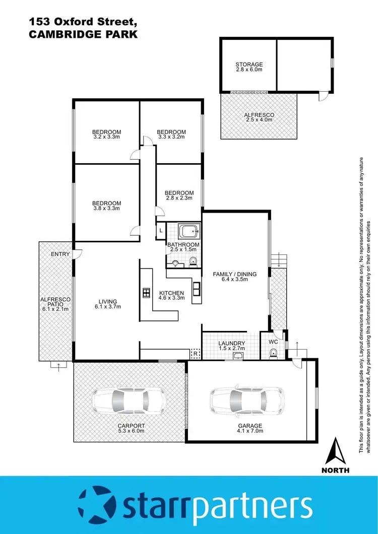 Floorplan of Homely house listing, 153 Oxford Street, Cambridge Park NSW 2747