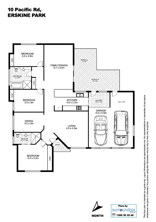 Floorplan of Homely house listing, 10 Pacific Road, Erskine Park NSW 2759
