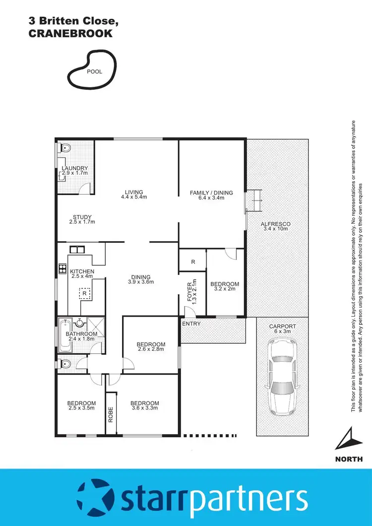 Floorplan of Homely house listing, 3 Britten Close, Cranebrook NSW 2749