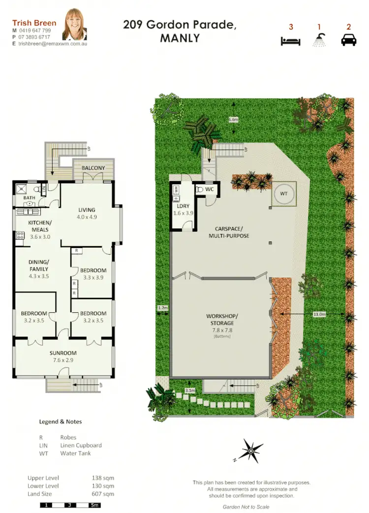 Floorplan of Homely house listing, 209 Gordon Pde, Manly QLD 4179