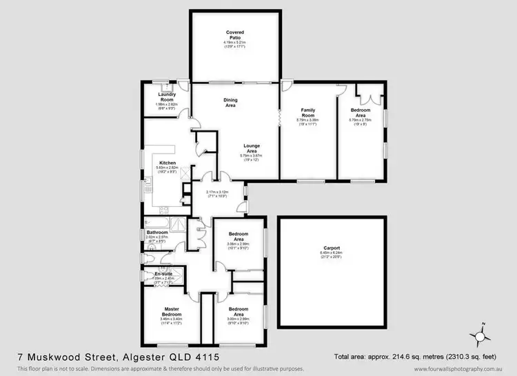 Floorplan of Homely house listing, 7 Muskwood Street, Algester QLD 4115
