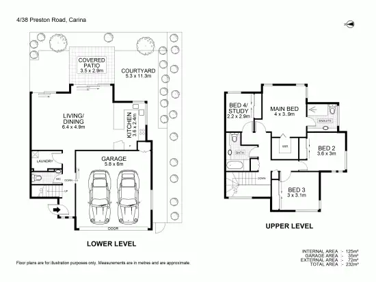 Floorplan of Homely townhouse listing, 4/38 Preston Road, Carina QLD 4152