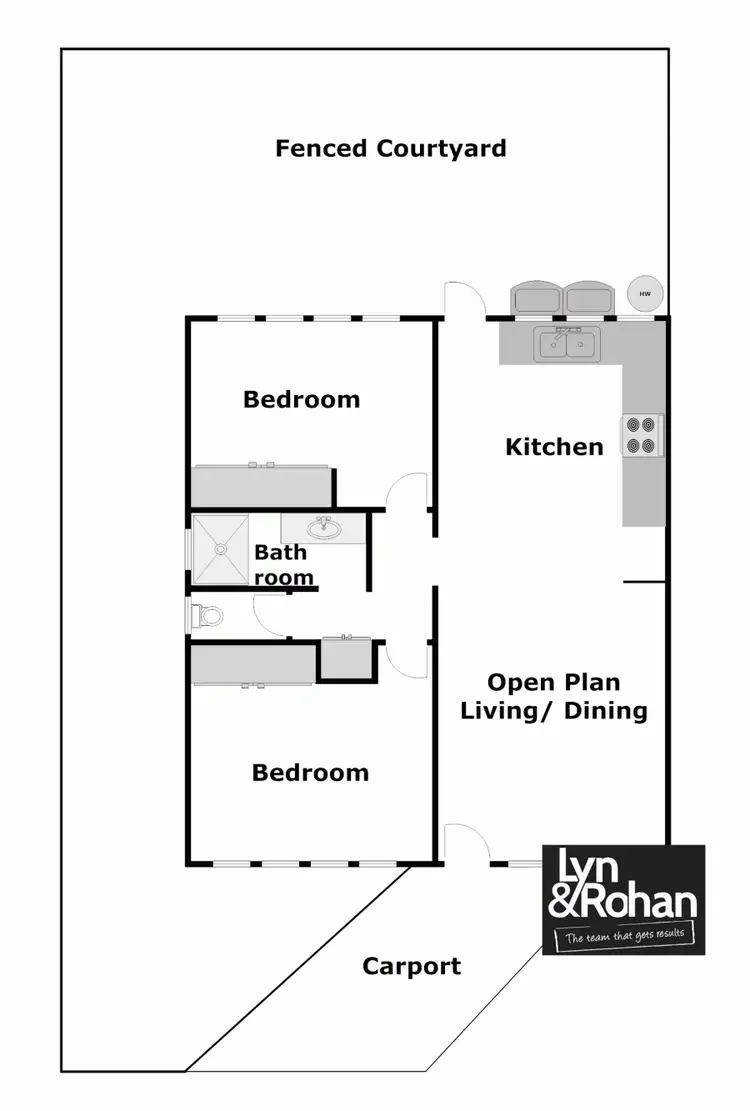Floorplan of Homely unit listing, 3/53 Princes Road, Hyde Park QLD 4812