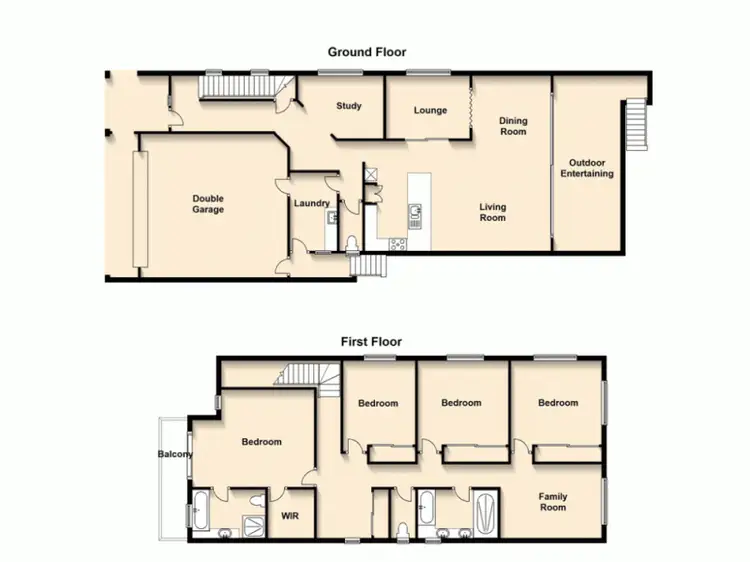 Floorplan of Homely house listing, 64 Baron Street, Greenslopes QLD 4120