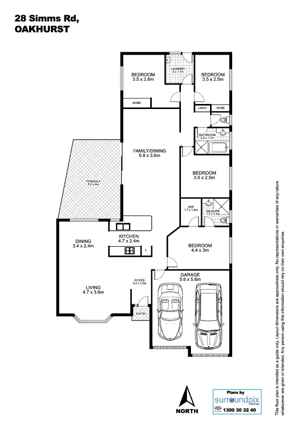Floorplan of Homely house listing, 28 Simms Road, Oakhurst NSW 2761