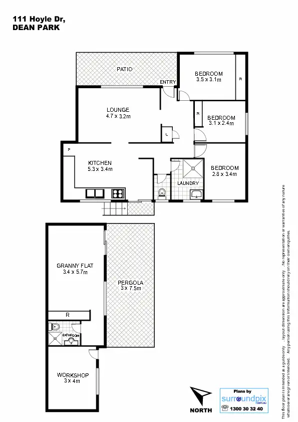 Floorplan of Homely house listing, 111 Hoyle Drive, Dean Park NSW 2761