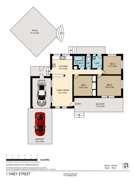 Floorplan of Homely house listing, 1 Viney Street, Chermside West QLD 4032