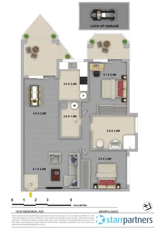 Floorplan of Homely unit listing, 15/30-36 Memorial Avenue, Merrylands NSW 2160