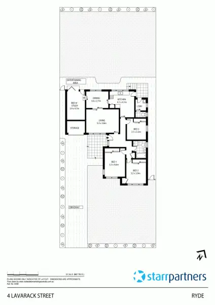 Floorplan of Homely house listing, 4 Lavarack St, Ryde NSW 2112