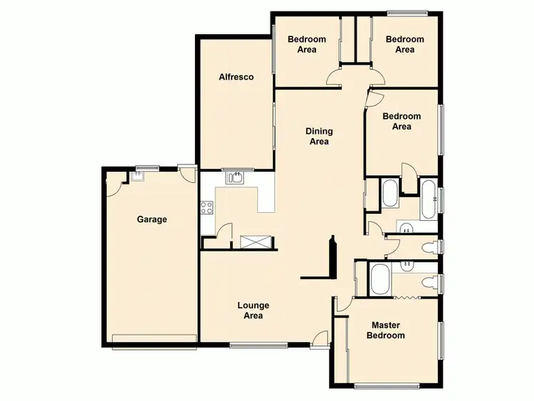 Floorplan of Homely house listing, 21 Fairbairn Street, Marsden QLD 4132