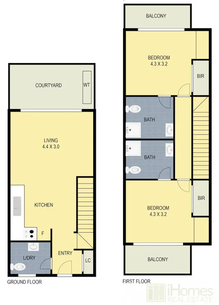 Floorplan of Homely townhouse listing, 26 Waxflower Crescent, Bundoora VIC 3083